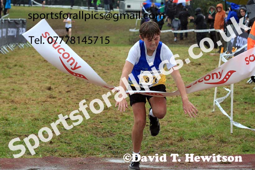 Boys Under-13s 2023 National Cross Country Relays, Berry Hill Park, Mansfield.  Photo: David T. Hewitson/Sports for All Pics
